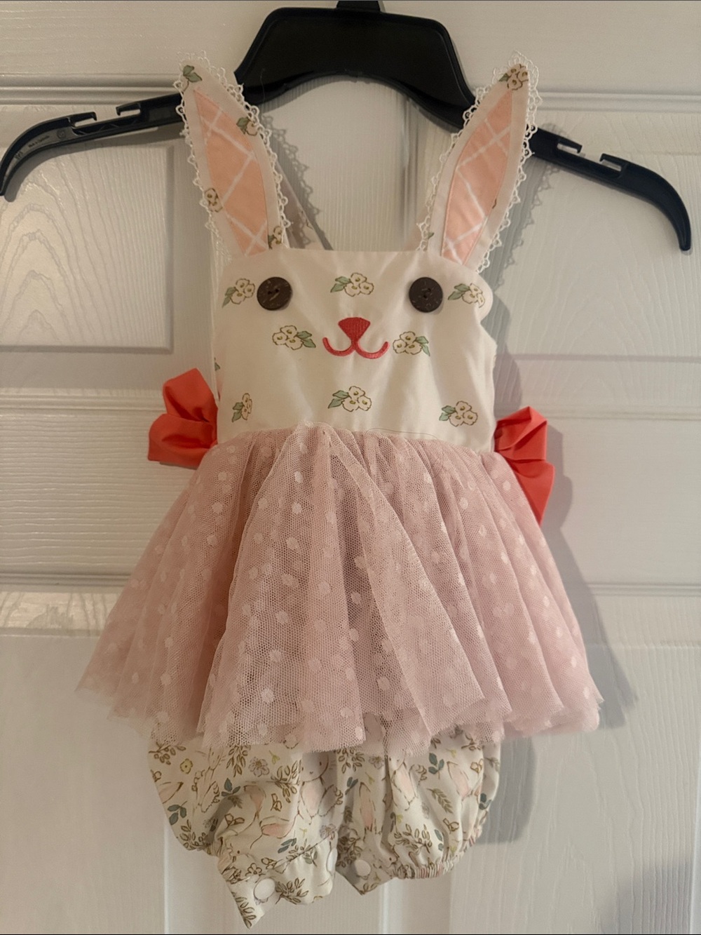 Be Girl Clothing Bunny Romper Dress 3M